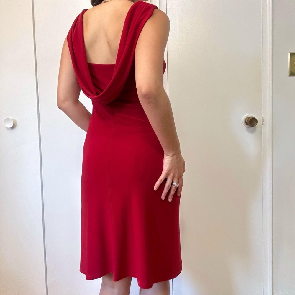 Frank Lyman Design Red A-Line Cocktail Dress Size 4